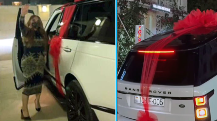 Stilist və vizajist Şəfəqin yeni "Range Rover"i - VİDEO 