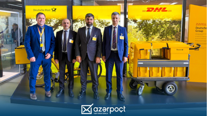 “Azərpoçt” və Almaniyanın poçt şirkəti əməkdaşlıq imkanlarını müzakirə ediblər - FOTOLAR