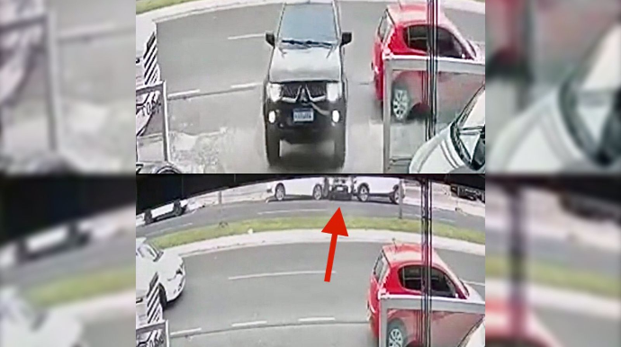 Parkinqdən çıxan sürücü qeyri-adi qəza törətdi    - VİDEO