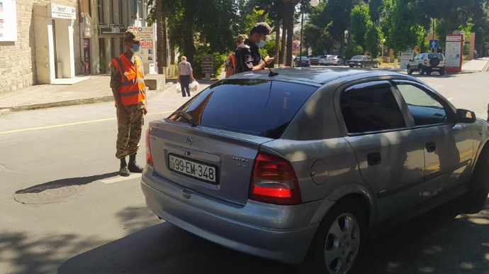 Karantin rejiminin qaydalarını pozan şəxslər cərimələnib - FOTO