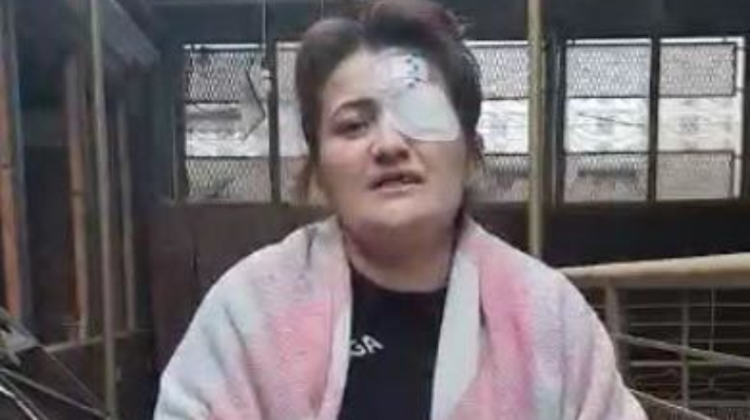 Gəncədə evi dağılan qadın şikayətçidir: İcra Hakimiyyətindən AÇIQLAMA - FOTO