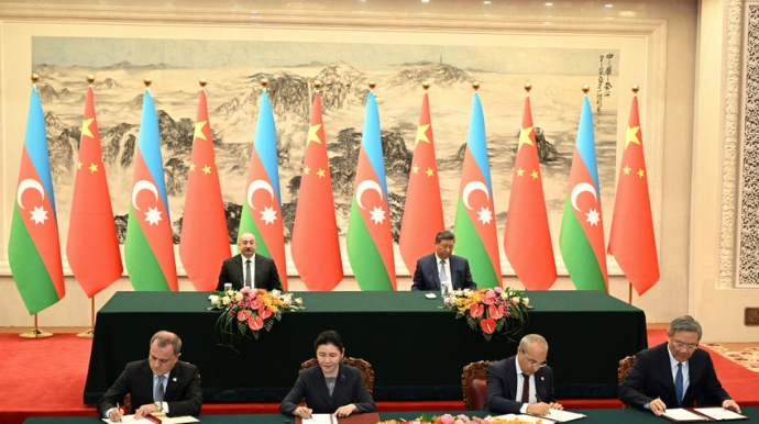 Azərbaycanla Çin arasında imzalanmış sənədlərin detalları açıqlanıb - FOTO 
