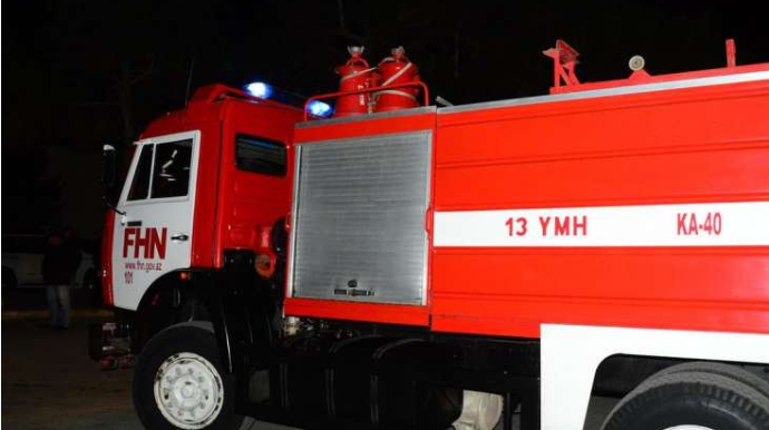 Göyçayda güclü yanğının qarşısı alınıb