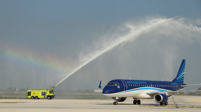 AZAL Türkiyənin Çukurova Beynəlxalq Hava Limanına ilk reysini həyata keçirdi - FOTO