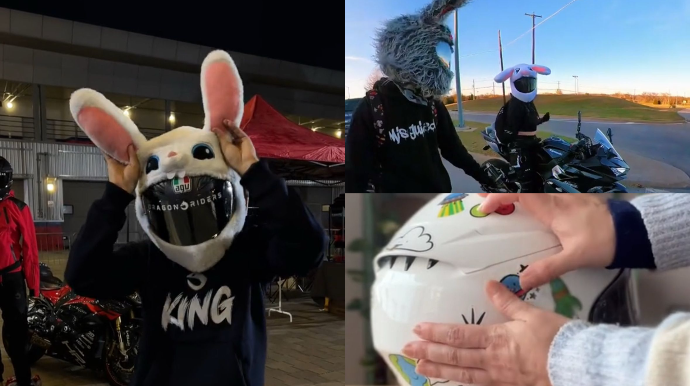 Motosiklet sürücülərinin dəbilqəyə vurduğu örtüklər cərimə səbəbidir – RƏSMİ AÇIQLAMA - FOTO 