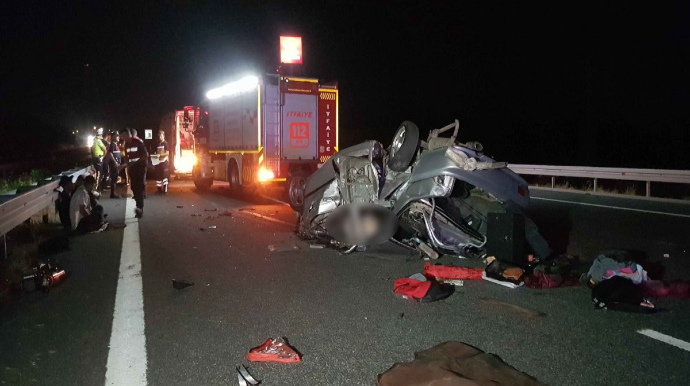 Türkiyədə yol qəzasında 3 nəfər ölüb, 2 nəfər yaralanıb - FOTO 