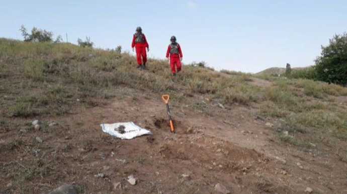 Tovuzda minaatan mərmisi aşkarlandı  - FOTO