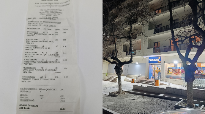 Xankəndidəki supermarket vətəndaşları aldatmağa başladı - "Tamstore" ifşa edildi - FOTO