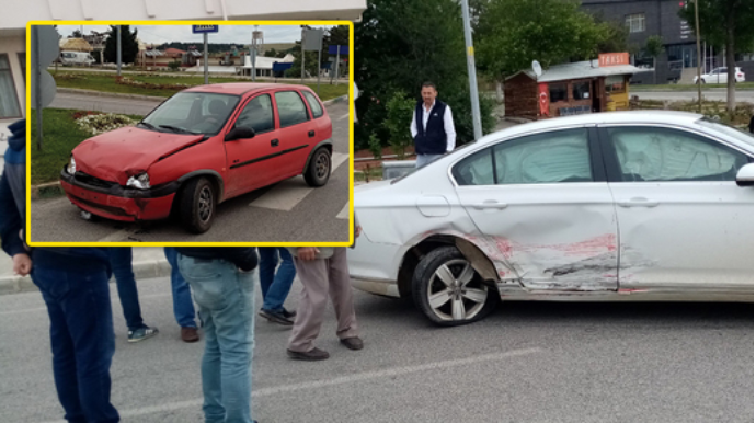 “Opel” “Seat”la toqquşdu;  8 nəfər xəsarət aldı - FOTO 