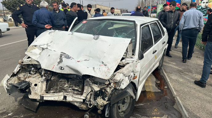 Göyçayda ağır QƏZA  - Xəsarət alanlar var - FOTO 