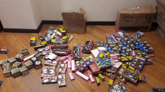 Yük maşınından pirotexniki vasitələr aşkarlanıb - FOTO