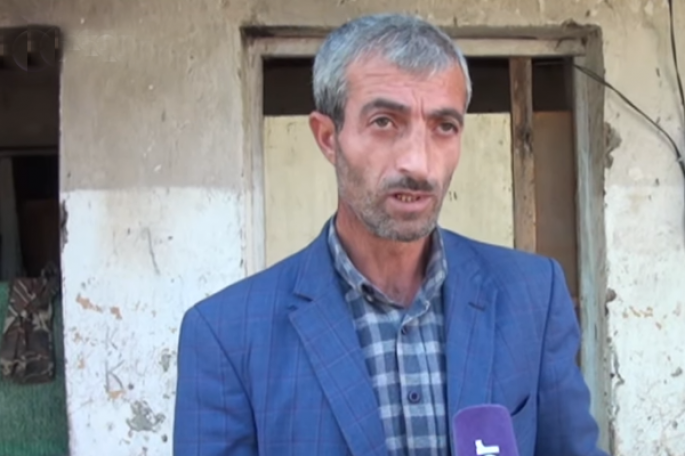 Məcburi köçkünün sosial yardımı mənimsənilib - VİDEO