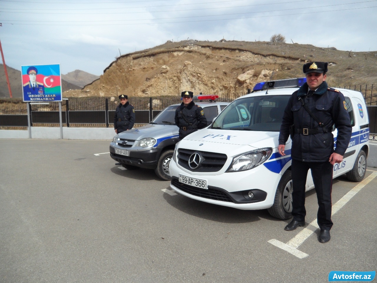 Bu da Şahdağda xidmət aparan polislər - FOTOLAR