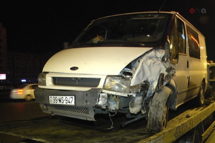 Bakıda yük avtomobili tuneldə qəza törədib - VİDEO