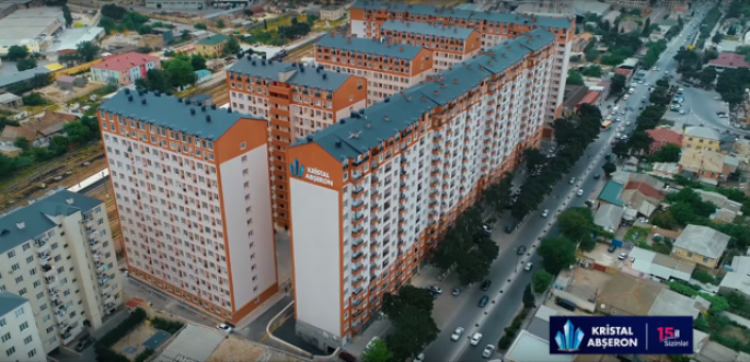 Xırdalanda daha bir yaşayış kompleksi tam istifadəyə verildi - VİDEO