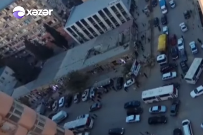 Bu yol piyadalar üçün təhlükəlidir - VİDEO