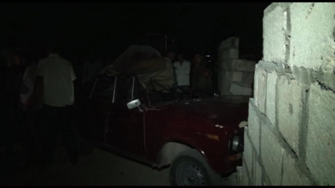 Ağdamda qəza nəticəsində sürücü ağır yaralanıb - FOTO