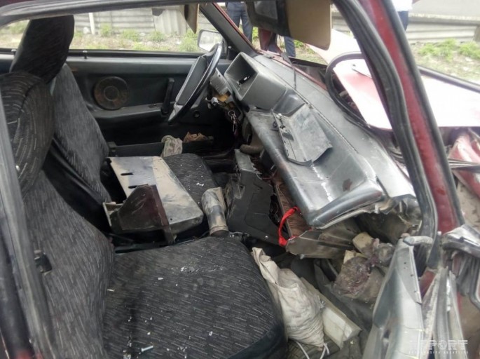 Oğuzda yol qəzası: xəsarət alanlar var - FOTO