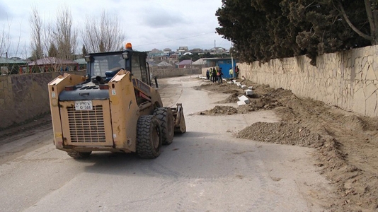 Mehdiabad-Digah-Məmmədli avtomobil yolu yenidən qurulur – FOTO+VİDEO