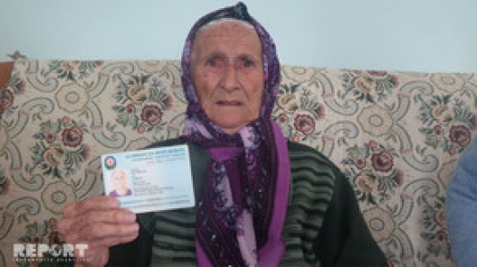 Lənkəranın 111 yaşlı sakini səsvermədə iştirak edib - FOTO