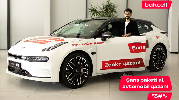 “Bakcell” lotereyasında 11-ci lüks avtomobilin qalibi bəlli oldu 