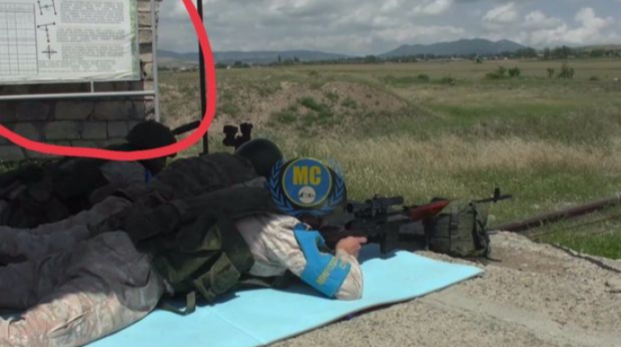 Azərbaycan Ordusunun vura biləcəyi terror düşərgəsində sülhməramlının nə işi var? - VİDEO 