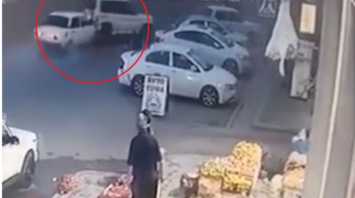 Gəncədə baş verən dəhşətli qəzanın görüntüləri - ANBAAN VİDEO 