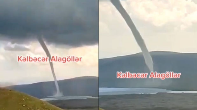 Kəlbəcərdə maraqlı təbiət hadisəsi – VİDEO