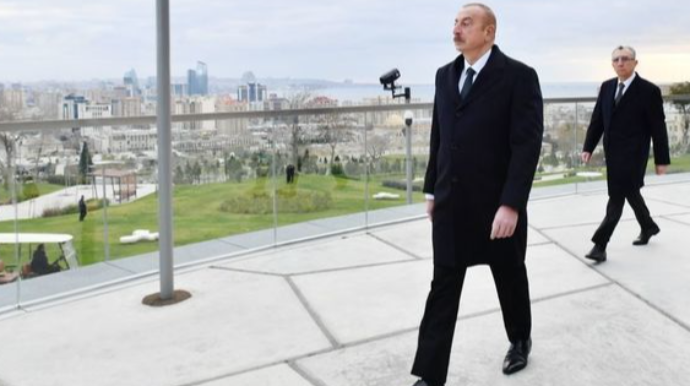 Ильхам Алиев принял участие в открытии второй части Центрального парка в Баку  - ФОТО