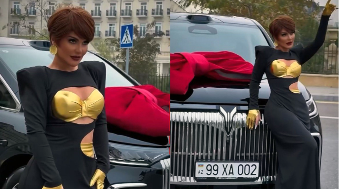 Xatun özünə 100 minlik maşın aldı - VİDEO 