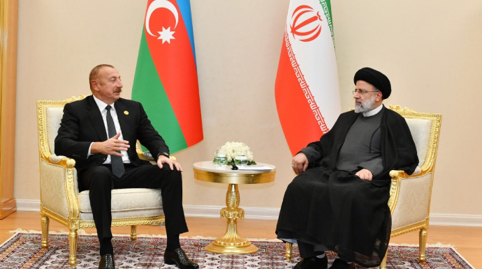 Azərbaycan və İran Prezidentləri görüşüb - FOTO 