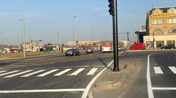 AYNA изменил схему движения на пересечении проспекта Зии Буньядова с дорогой Беюкшор-Пиршаги - ФОТО