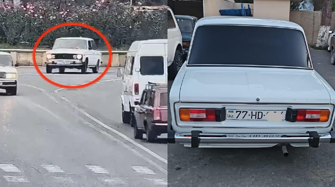 Toy karvanında avtoxuliqanlıq edib şou göstərən sürücü tutuldu - Bir illik cəza verildi  - VİDEO