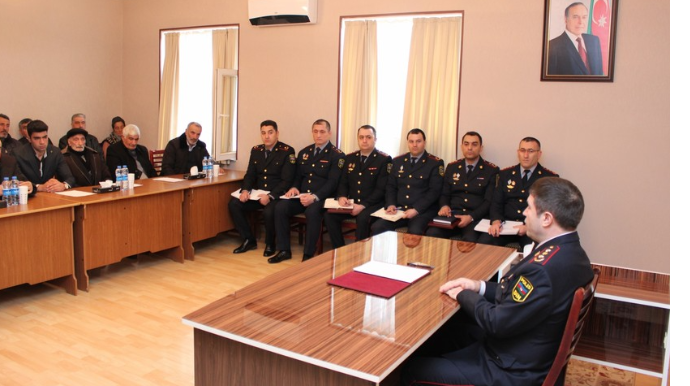 Naxçıvanın daxili işlər naziri Şahbuzda vətəndaşları qəbul etdi  - FOTO