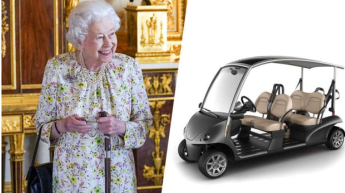 II Yelizaveta qolf arabası aldı