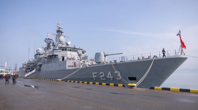 Türkiyənin hərbi gəmisi Gürcüstanın ərazi sularına daxil olub