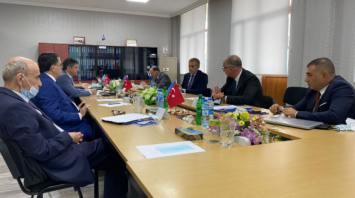 Azərbaycan və Türkiyə nəqliyyatçıları birgə müzakirələrə başladı - FOTOLAR 