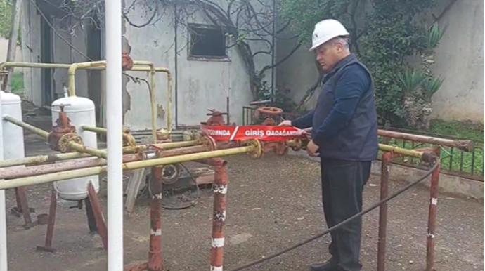 Tovuzda maye qazdoldurma məntəqəsinin fəaliyyəti dayandırıldı - VİDEO