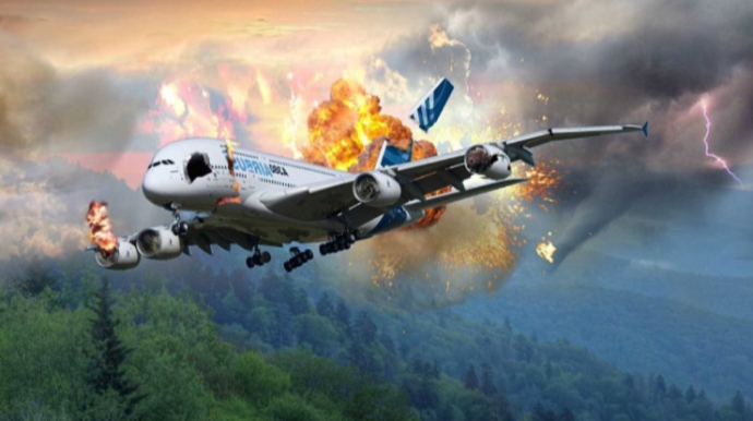 Oğurladıqları təyyarə ilə qəzaya düşdülər 