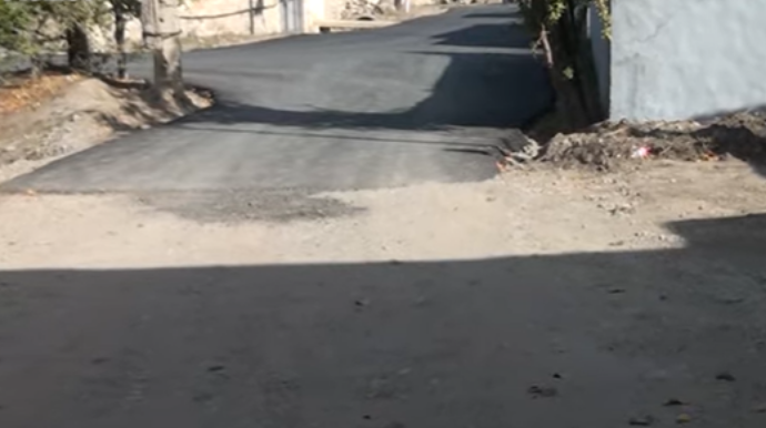 Tovuzda yolun asfaltlanması işi yarımçıq qalıb - sakinlər narazıdır  - VİDEO