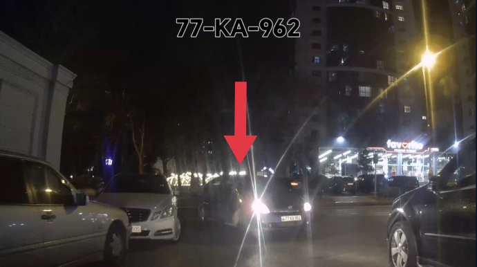 Sürücü girişi qadağan edən nişanın tələbini pozub "protiv" getdi - VİDEO