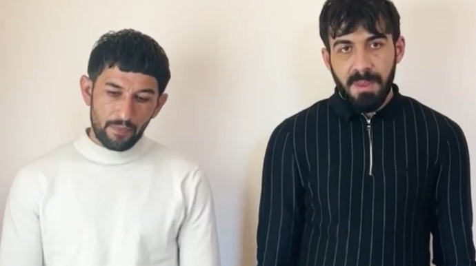 Hədə-qorxu ilə yığdıqları pulları həbsxanaya göndərənlər tutuldu - VİDEO 