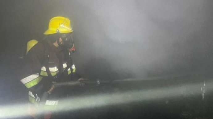 Ужасная картина в ТЦ "Садарак" после пожара  - ВИДЕО