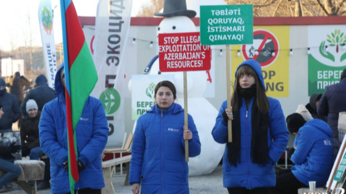 Xankəndi-Laçın yolunda etirazlar:  Aksiya iyirmi iki gündür davam edir - FOTO 