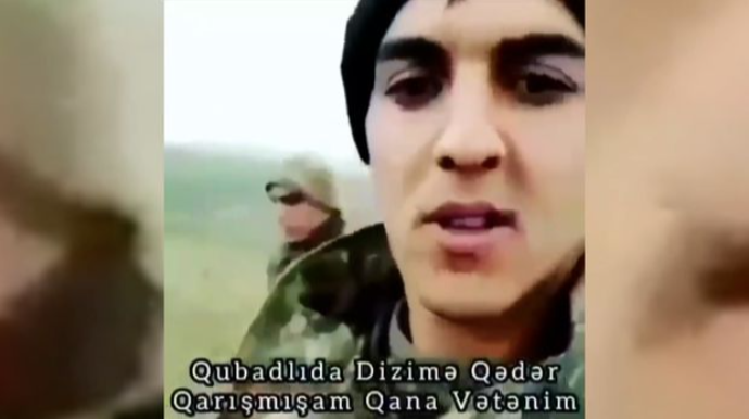 Патриотическое стихотворение от азербайджанского солдата  - ВИДЕО