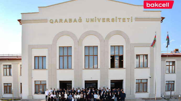 “Bakcell” və Gənclər Fondu Qarabağ Universitetində tələbələrlə görüş keçirib - FOTO