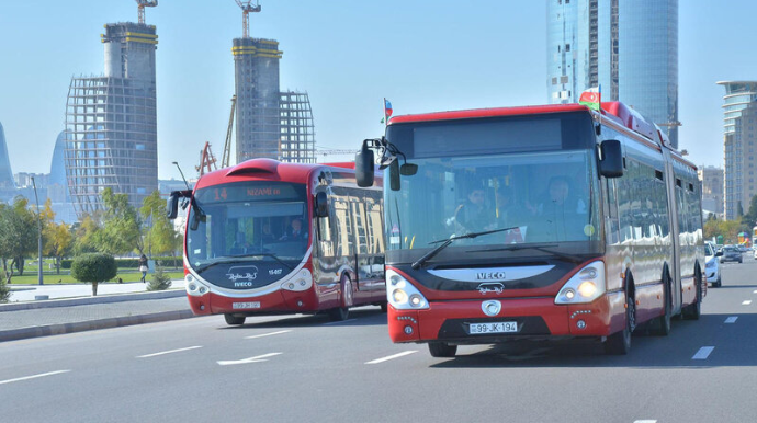 Bakıda 10-dan çox marşrut avtobusların hərəkəti dayandırılacaq 