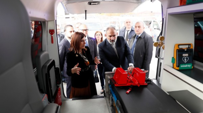 Yaponiya Ermənistana 39 təcili yardım maşını VERDİ - FOTOLAR 