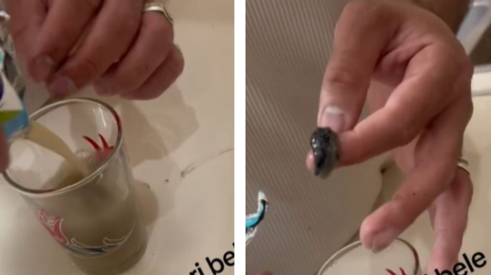 Azərbaycanda meyvə şirəsindən görün nə çıxdı? - ŞOK GÖRÜNTÜLƏR 