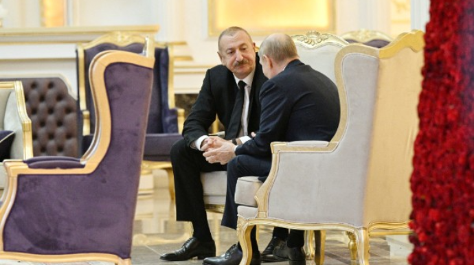 İlham Əliyevlə Putinin görüşü keçirildi - VİDEO 